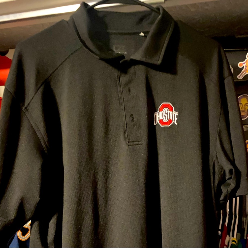 Cutter and Buck Ohio State University Black Polo Shirt